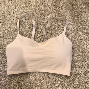 Tan/Cream Nike Bra/Sports Bra